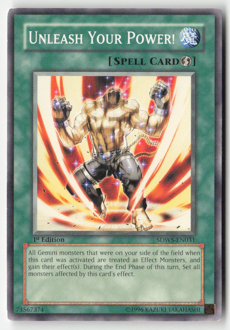 Unleash Your Power! SDWS-EN031 1st Edition Common Moderately Played, Front