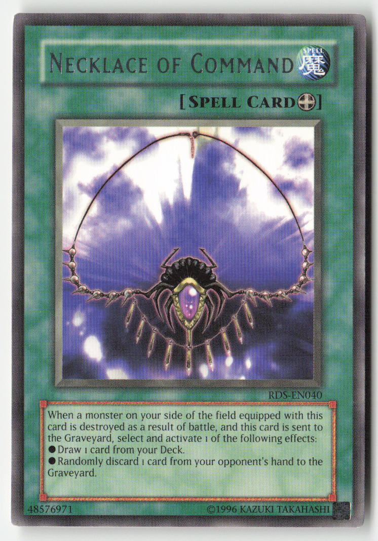 Necklace of Command RDS-EN040 Unlimited Rare Moderately Played