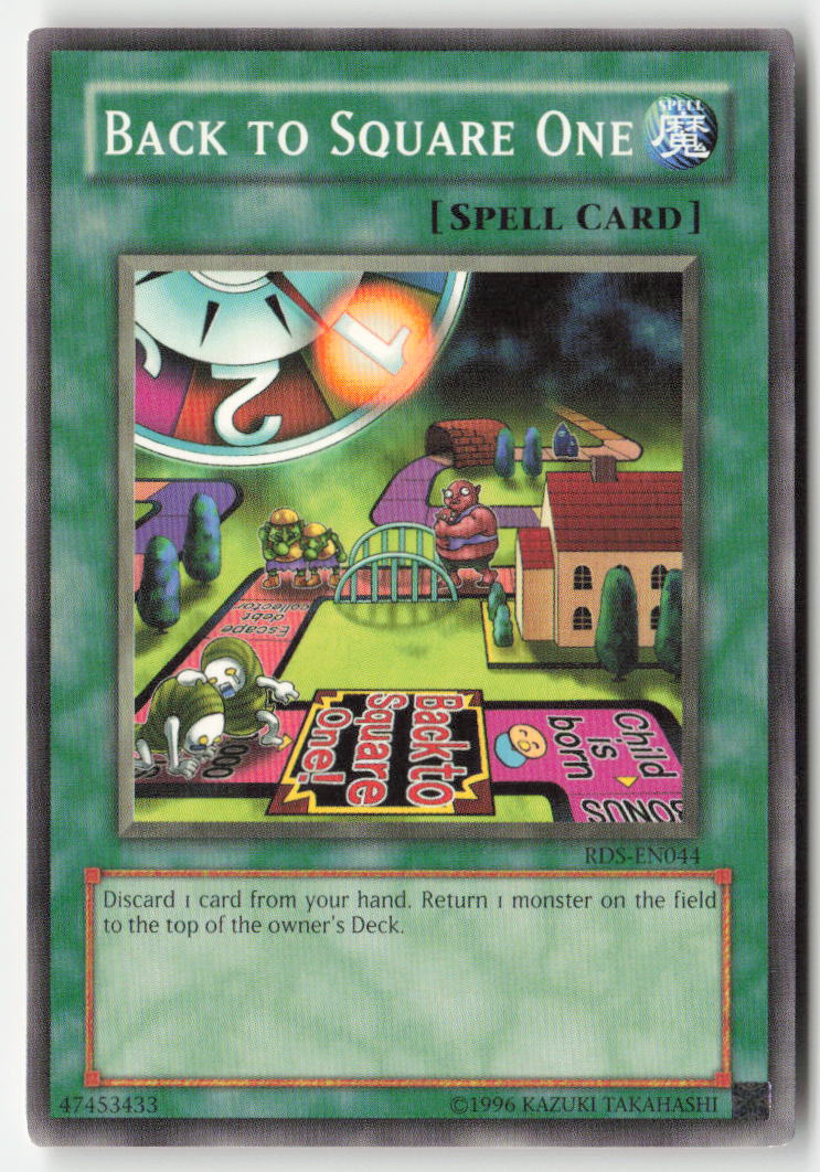 Back to Square One RDS-EN044 Unlimited Common Moderately Played