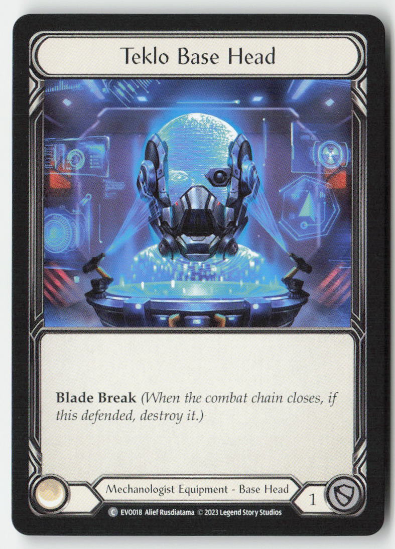Teklo Base Head #EVO018 - Bright Lights - Flesh and Blood - Common - Near Mint