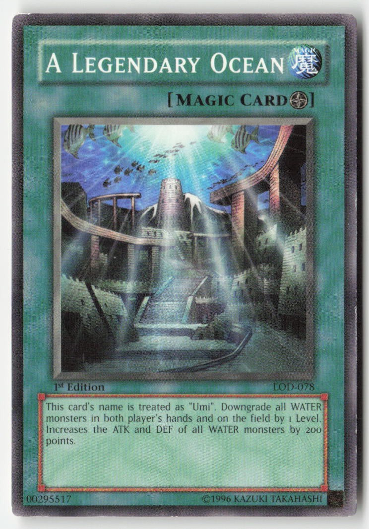 A Legendary Ocean LOD-078 1st Edition Common Moderately Played, Front