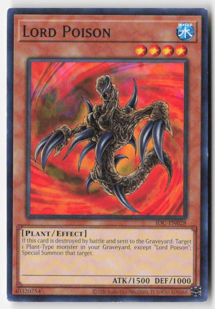 Lord Poison (25th Anniversary) IOC-EN028 Unlimited Common Moderately Played