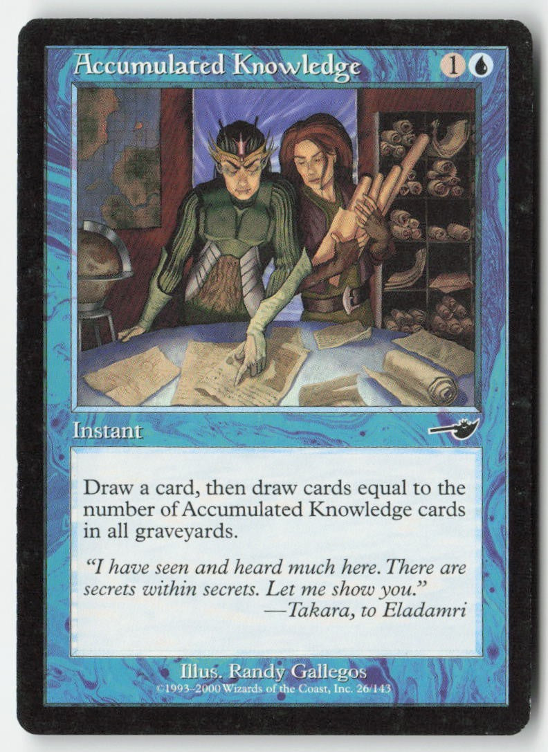 Accumulated Knowledge NEM 26 Common Moderately Played