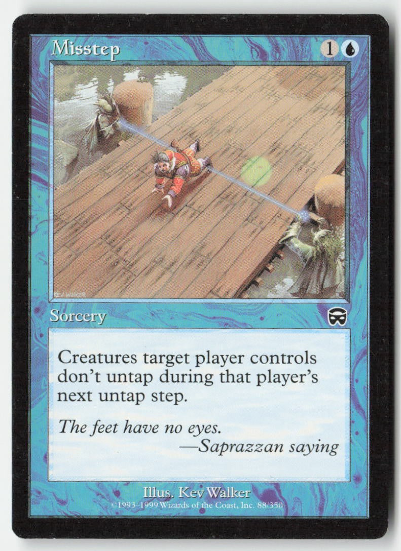 Misstep MMQ 88 Common Moderately Played, Front