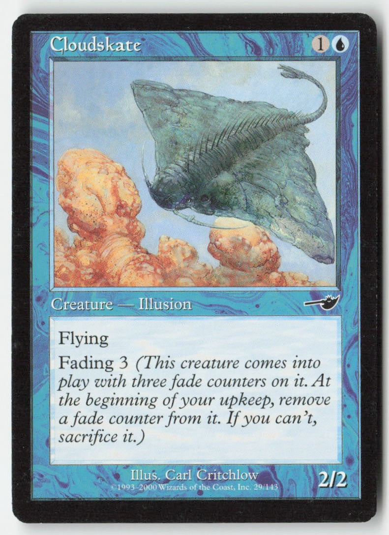 Cloudskate NEM 29 Common Moderately Played