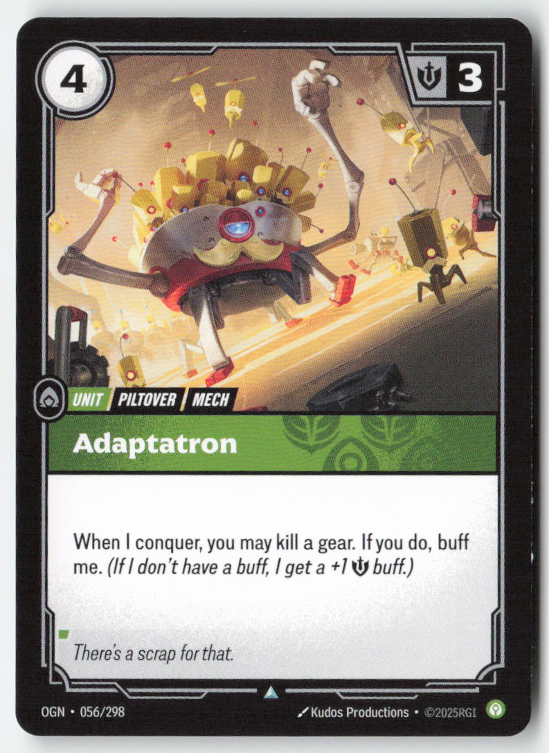 Adaptatron #056/298 - Origins - Riftbound - Uncommon - Lightly Played