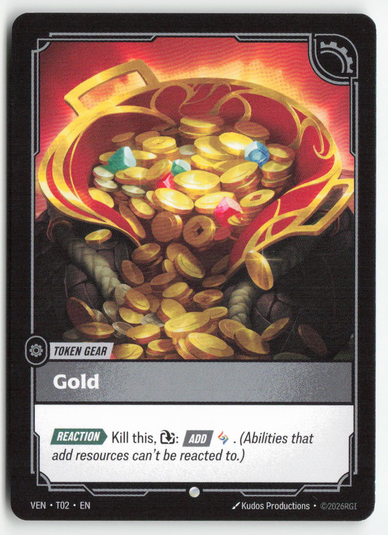 Empowered // Gold #T01 // T02 - Vendetta - Riftbound - Common - Lightly Played, Back