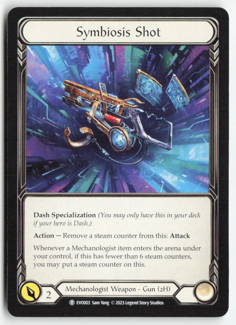 Maxx Nitro // Symbiosis Shot #EVO005//EVO003 - Bright Lights - Flesh and Blood - Token - Near Mint, Back