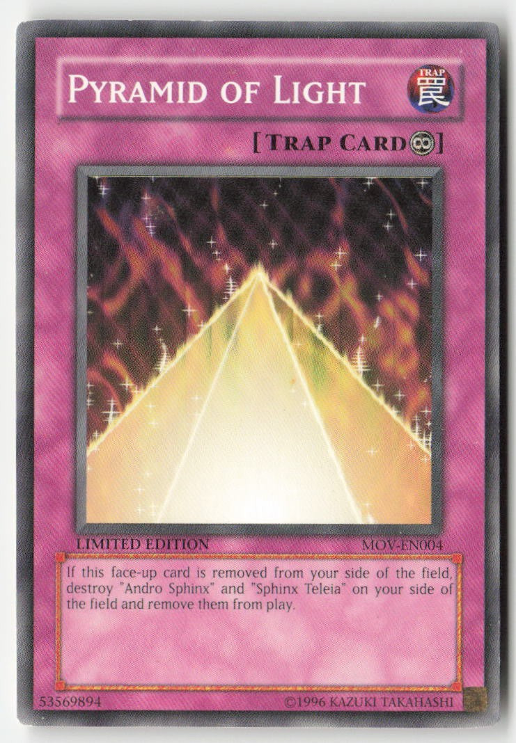 Pyramid of Light MOV-EN004 Limited Edition Common Moderately Played, Front