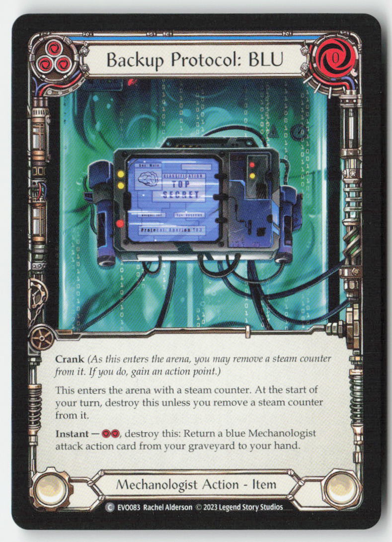 Backup Protocol: BLU #EVO083 - Bright Lights - Flesh and Blood - Common - Near Mint