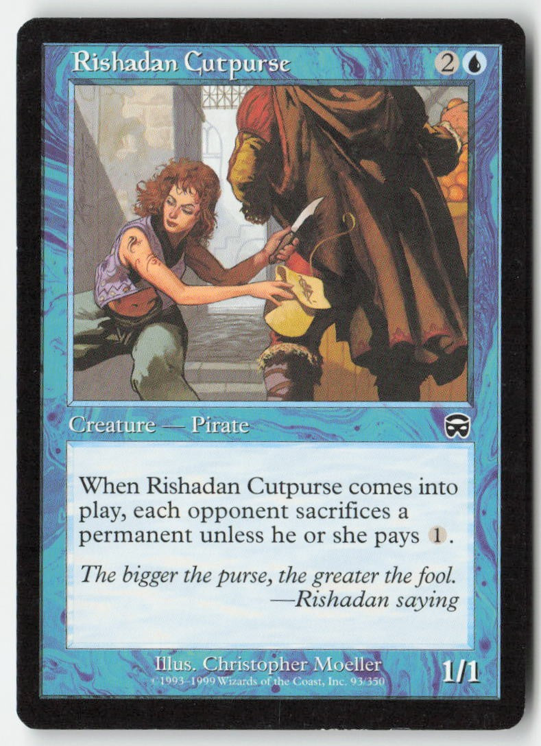 Rishadan Cutpurse MMQ 93 Common Moderately Played