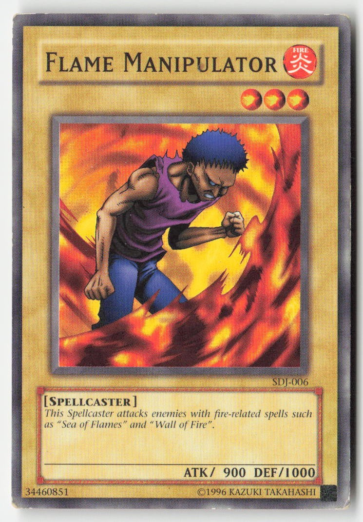 Flame Manipulator SDJ-006 Unlimited Common Moderately Played, Front