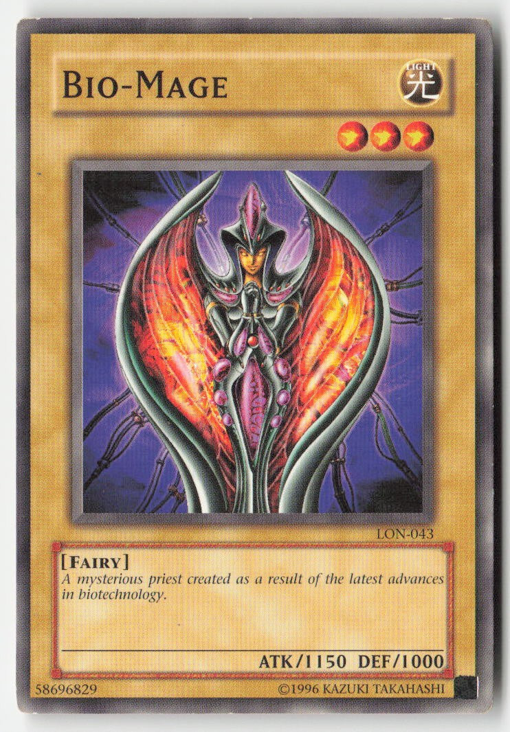 Bio-Mage LON-043 Unlimited Common Moderately Played, Front
