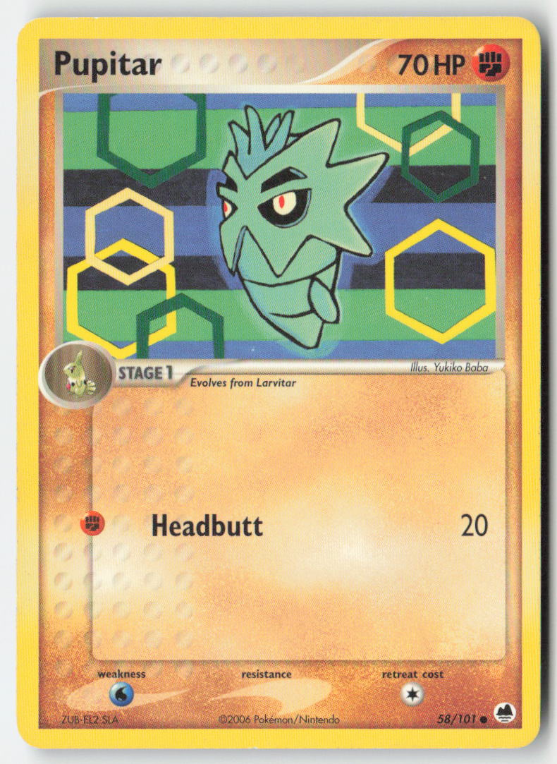 Pupitar 58/101 Regular Dragon Frontiers Moderately Played
