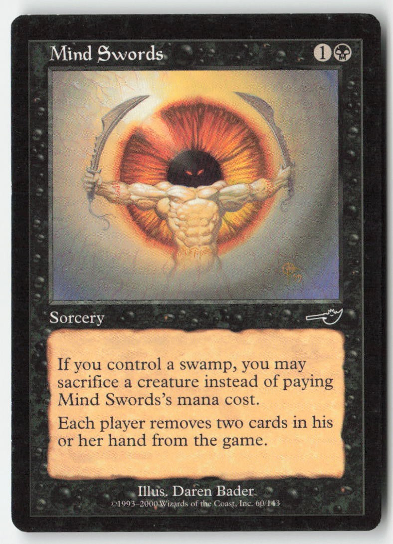 Mind Swords NEM 60 Common Moderately Played