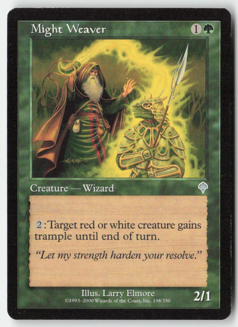 Might Weaver INV 198 Uncommon Moderately Played
