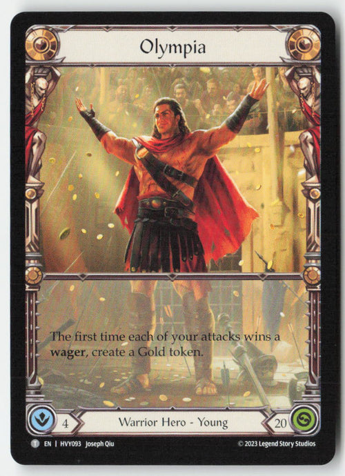 Kassai // Olympia #HVY091 // HVY093 - Heavy Hitters - Flesh and Blood - Token - Near Mint