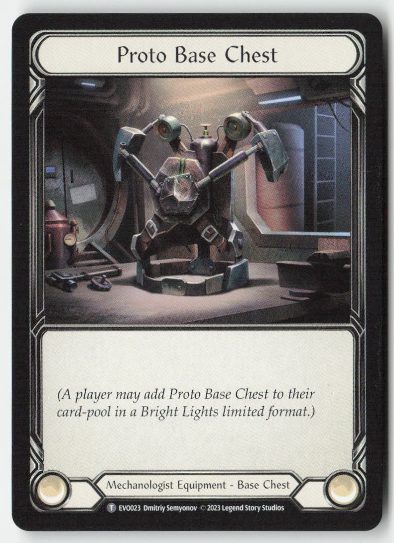 Proto Base Chest #EVO023 - Bright Lights - Flesh and Blood - Token - Near Mint