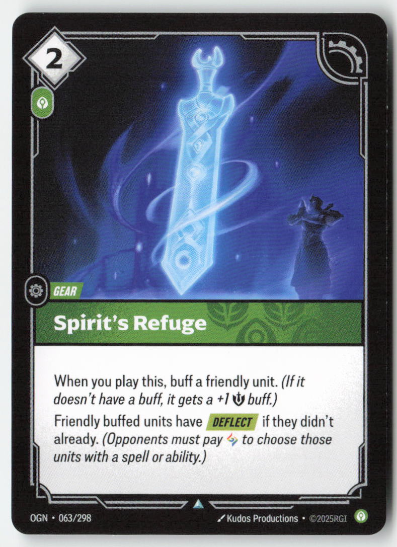 Spirit's Refuge #063/298 - Origins - Riftbound - Uncommon - Lightly Played