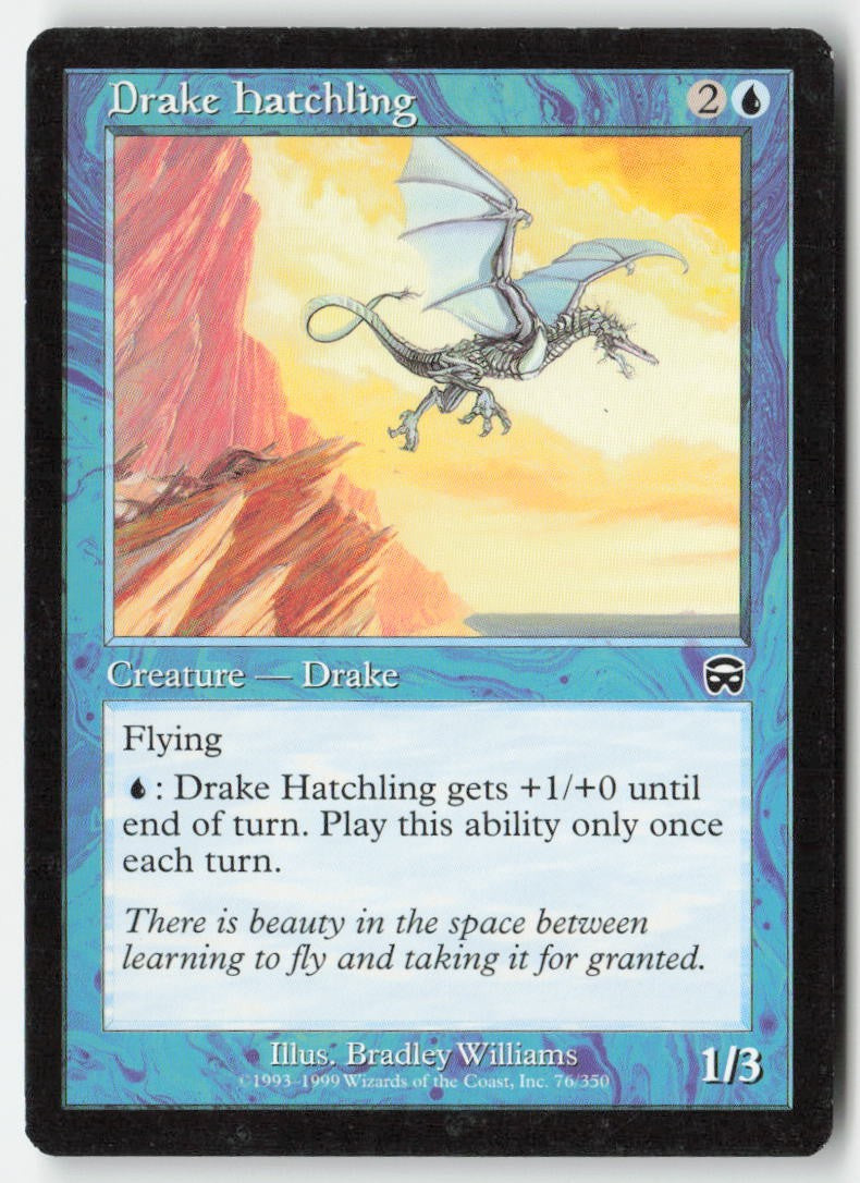 Drake Hatchling MMQ 76 Common Moderately Played, Front