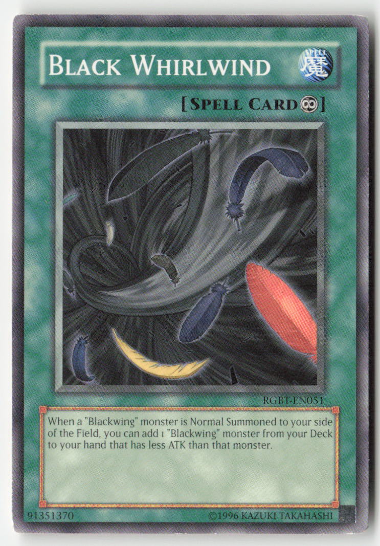 Black Whirlwind RGBT-EN051 Unlimited Common Moderately Played