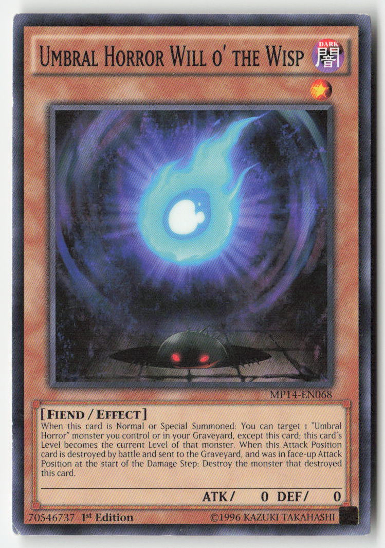 Umbral Horror Will o' the Wisp MP14-EN068 1st Edition Common Moderately Played