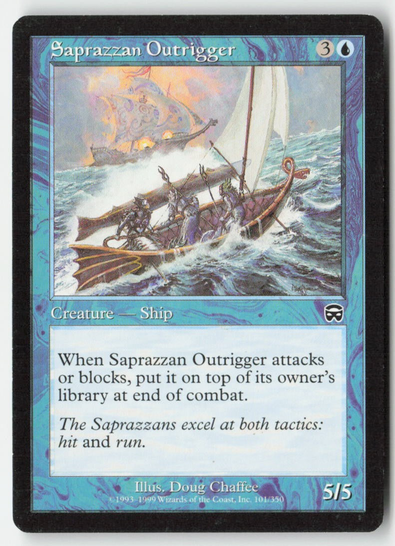 Saprazzan Outrigger MMQ 101 Common Moderately Played