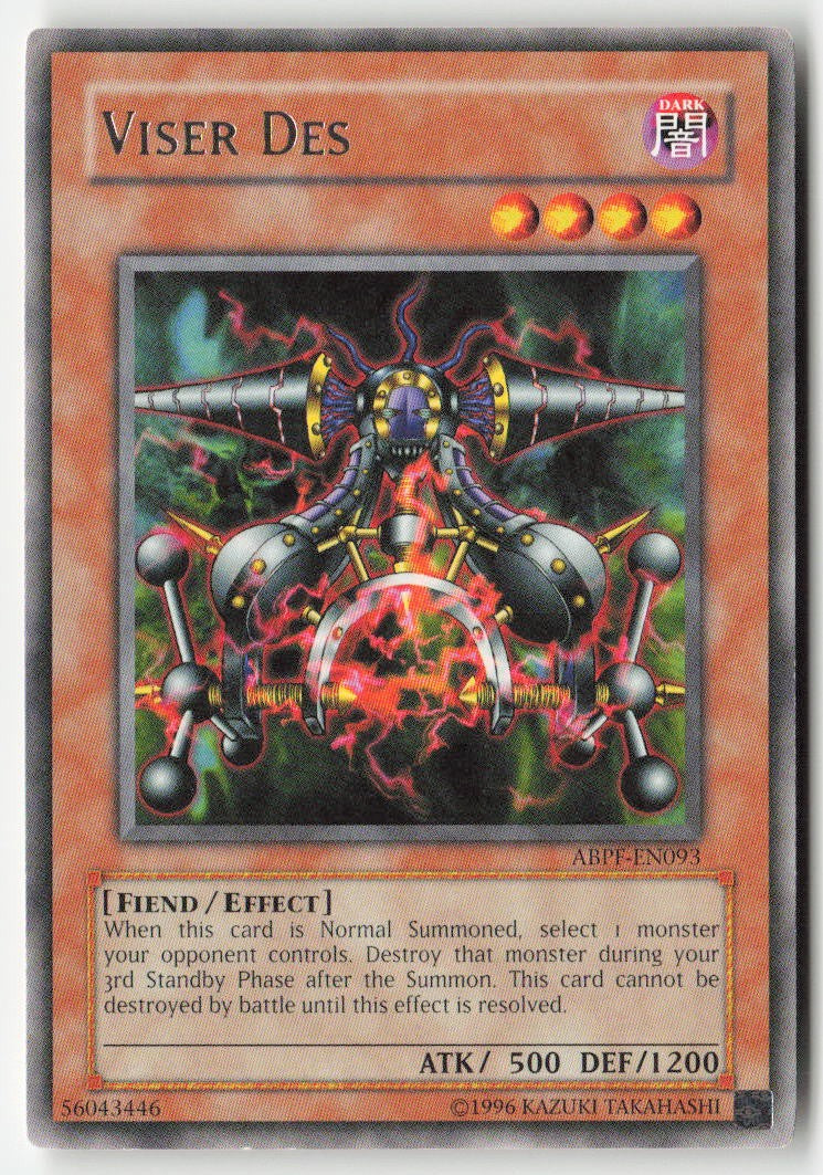 Viser Des ABPF-EN093 Unlimited Rare Moderately Played