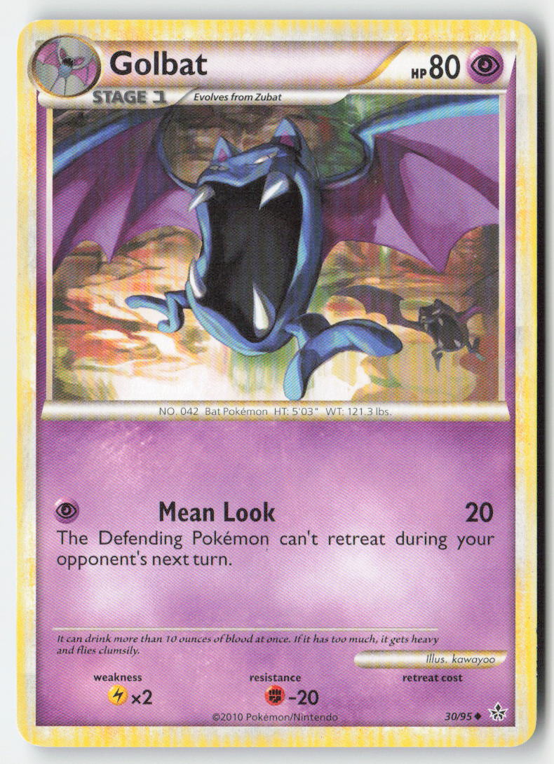 Golbat 30/95 Regular Unleashed Moderately Played