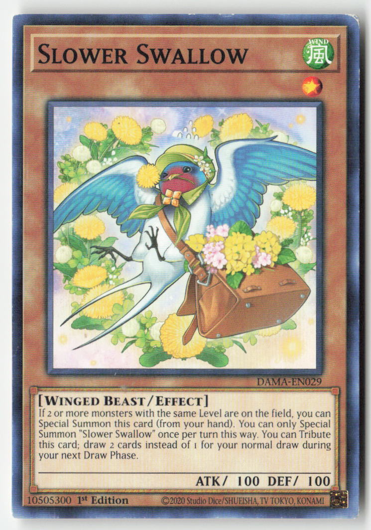 Slower Swallow DAMA-EN029 1st Edition Common Moderately Played