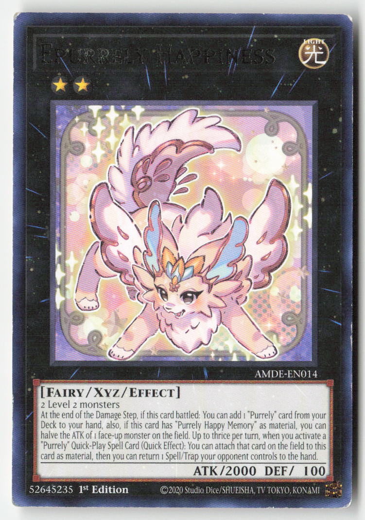 Epurrely Happiness AMDE-EN014 1st Edition Rare Moderately Played