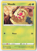 Weedle 1/198 Regular Chilling Reign Moderately Played