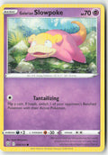 Galarian Slowpoke 54/163 Regular Battle Styles Moderately Played