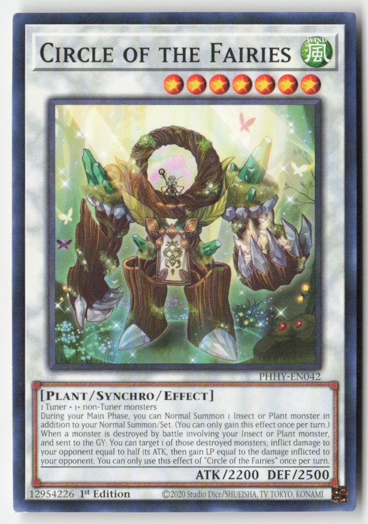 Circle of the Fairies PHHY-EN042 1st Edition Common Moderately Played, Front