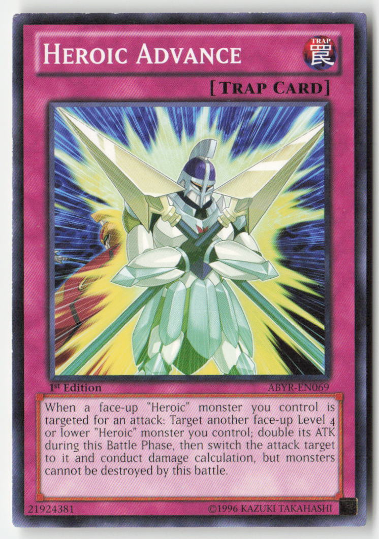 Heroic Advance ABYR-EN069 1st Edition Common Moderately Played, Front