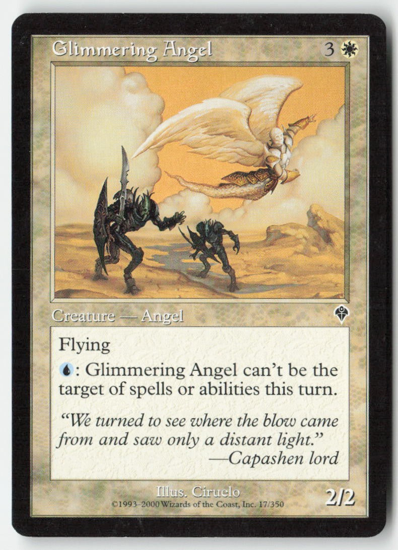 Glimmering Angel INV 17 Common Moderately Played