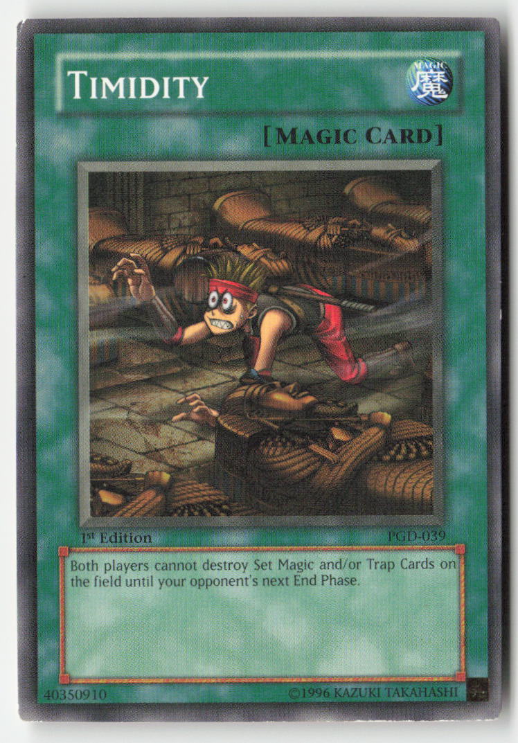 Timidity PGD-039 1st Edition Common Moderately Played, Front