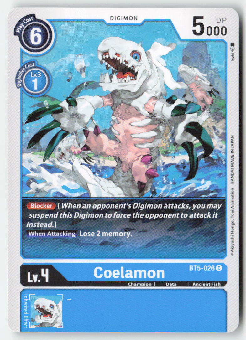 Coelamon BT5-026 Normal Common Near Mint