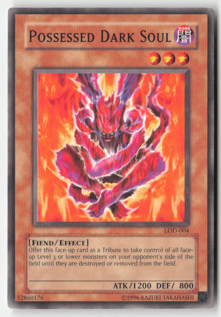 Possessed Dark Soul LOD-004 Unlimited Common Moderately Played, Front