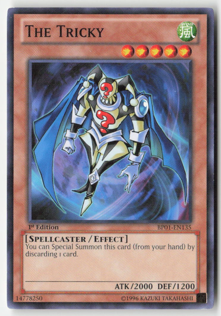 The Tricky BP01-EN135 1st Edition Common Moderately Played