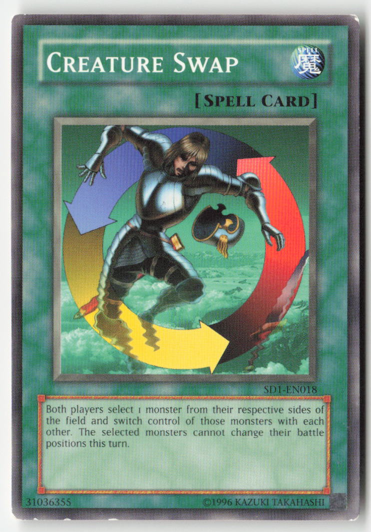 Creature Swap SD1-EN018 Unlimited Common Moderately Played, Front