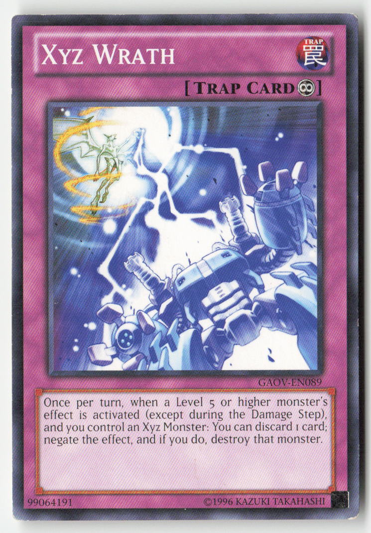 Xyz Wrath GAOV-EN089 Unlimited Common Moderately Played, Front