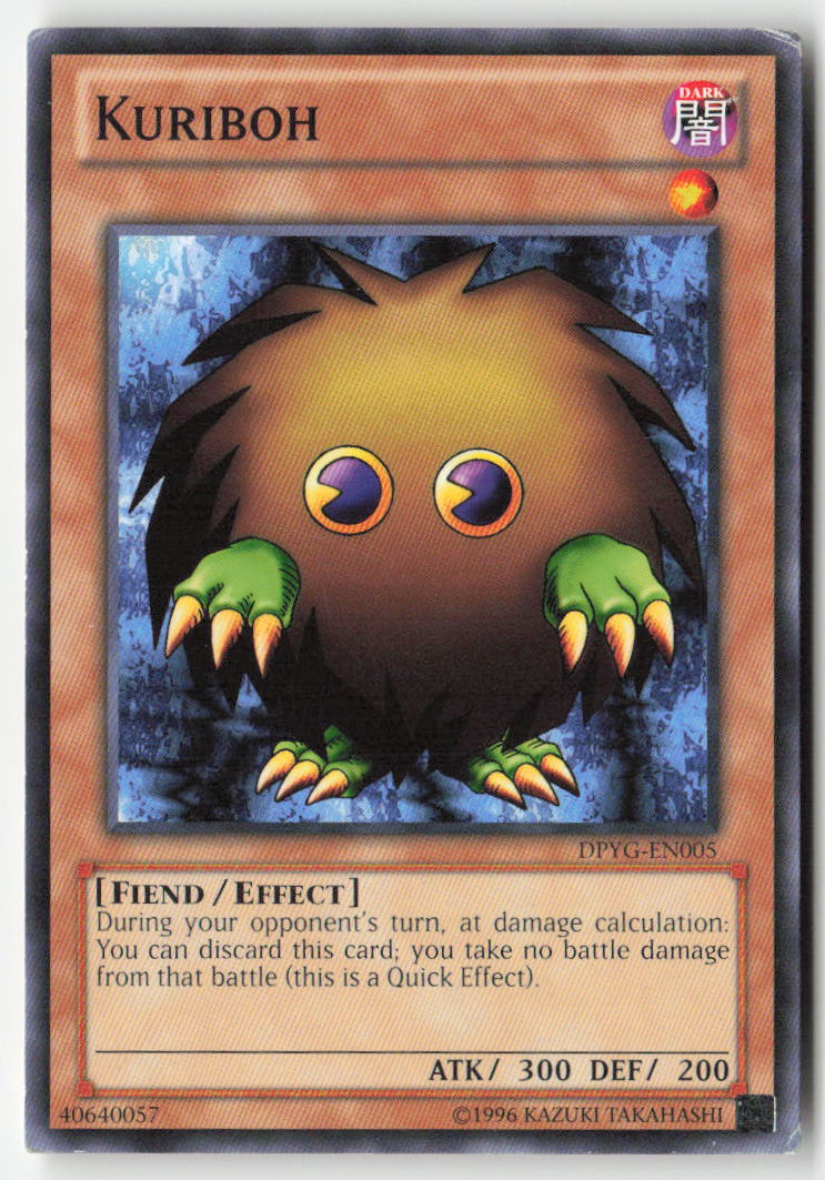 Kuriboh DPYG-EN005 Unlimited Common Moderately Played, Front