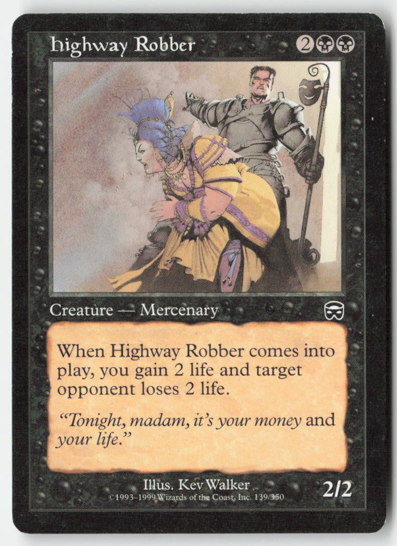 Highway Robber MMQ 139 Common Moderately Played