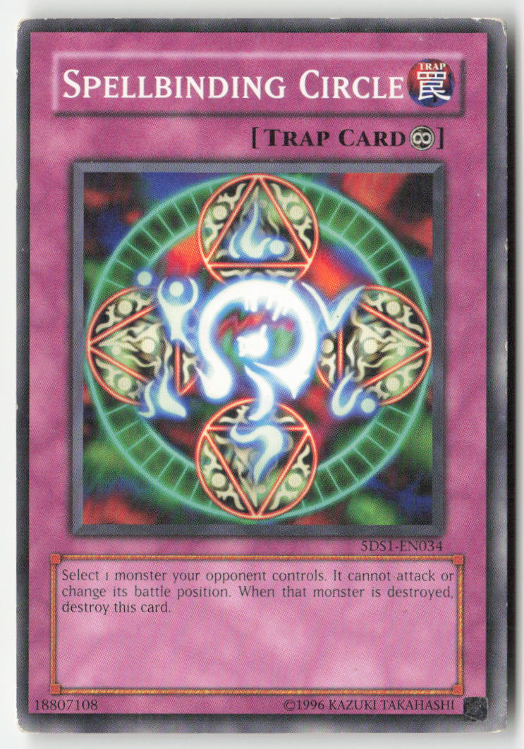 Spellbinding Circle 5DS1-EN034 Unlimited Common Moderately Played, Front