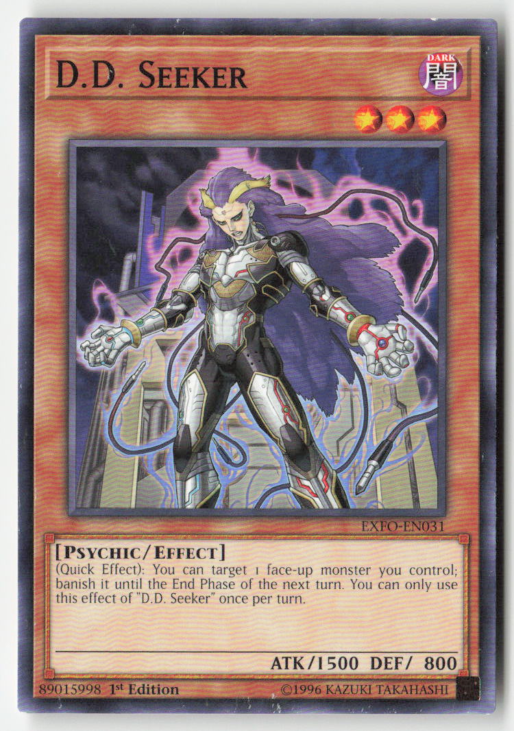 D.D. Seeker EXFO-EN031 1st Edition Common Moderately Played, Front