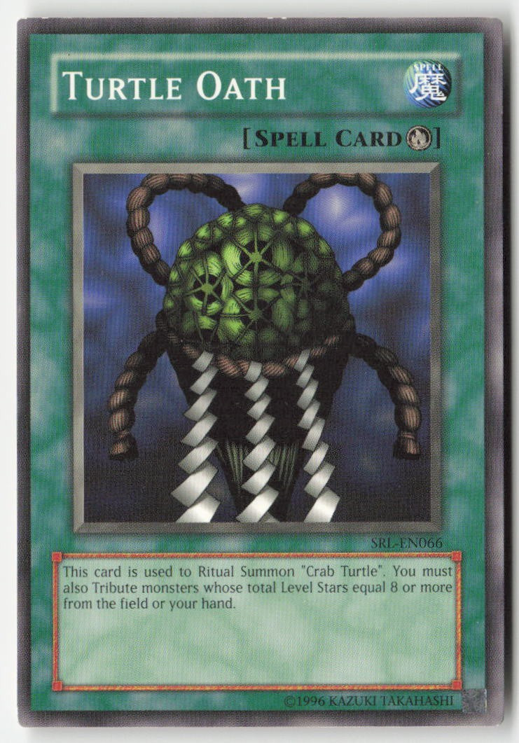 Turtle Oath (25th Anniversary) SRL-EN066 Unlimited Common Moderately Played
