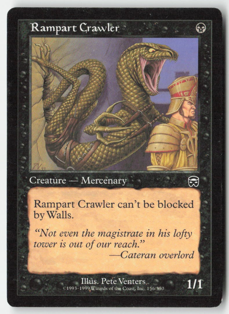 Rampart Crawler MMQ 156 Common Moderately Played