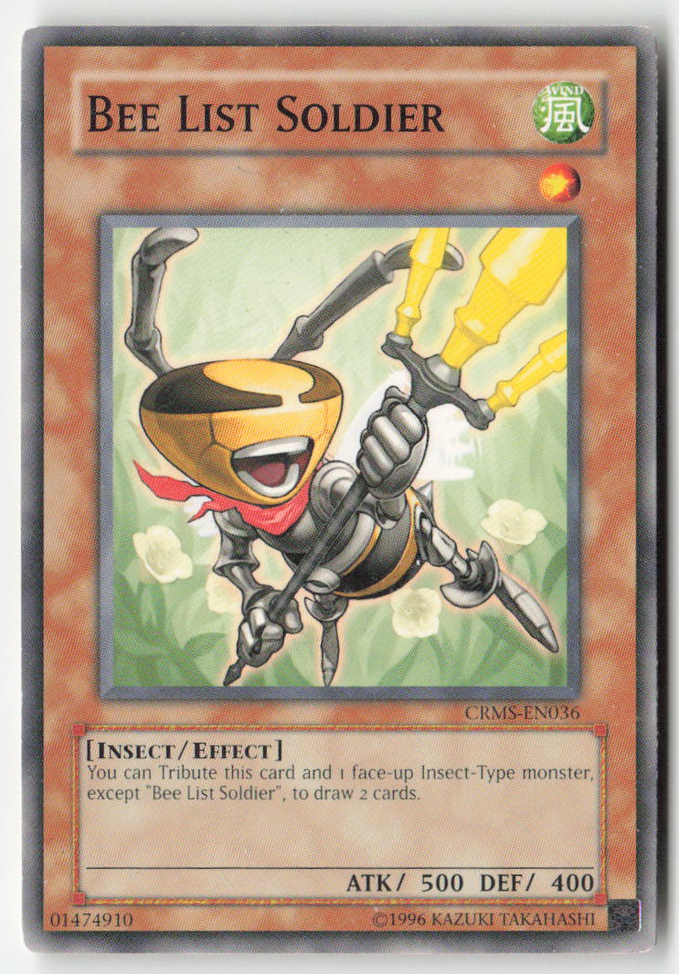 Bee List Soldier CRMS-EN036 Unlimited Common Moderately Played
