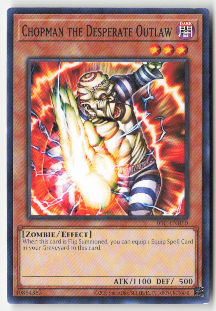 Chopman the Desperate Outlaw (25th Anniversary) IOC-EN010 Unlimited Common Moderately Played